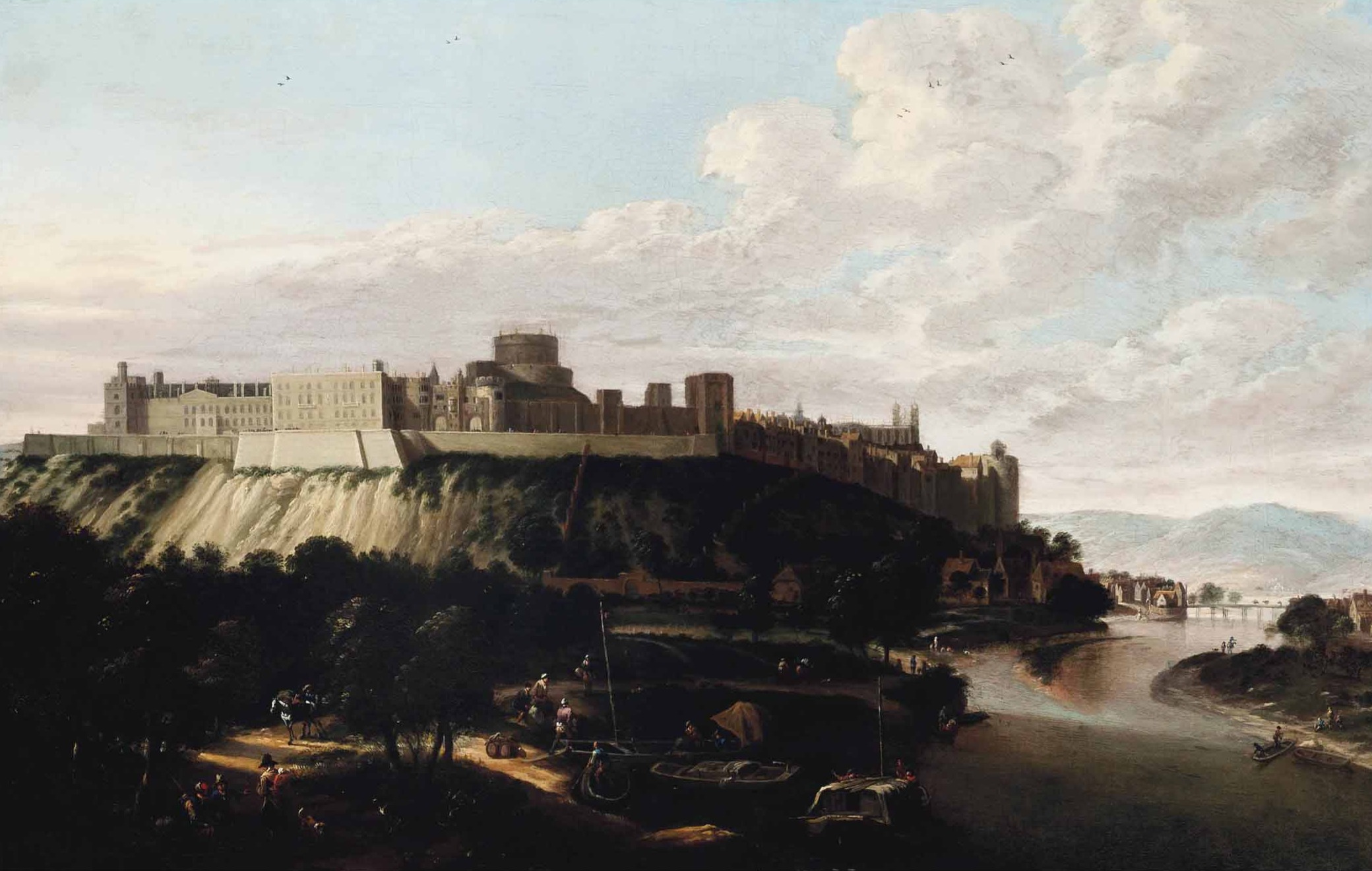 A View of Windsor Castle and the Thames from the North-East & A View of Windsor Castle from the South